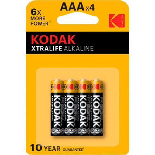 KODAK K3A-4 XTRALIFE 4 LU ALKALIN KALEM PIL nin resmi