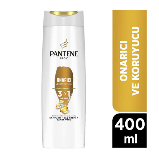 PANTENE 400 ML SAMPUAN 3LN1 ONARICI BAKIM nin resmi
