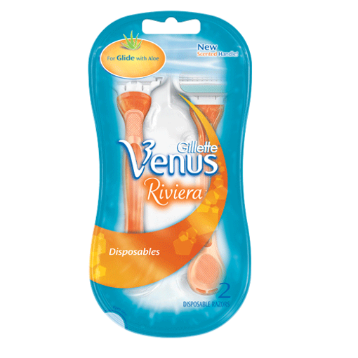 GILLETTE VENUS RIVIERA 3 BICAKLI 2LI POSET nin resmi