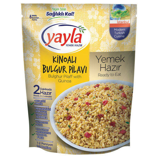 YAYLA KINOALI BULGUR PILAVI 250 GR nin resmi