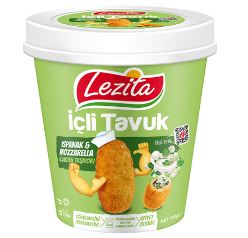 DEL LEZITA KOVA ISPANAK MOZZARELLA DOLGULU 700 GR nin resmi