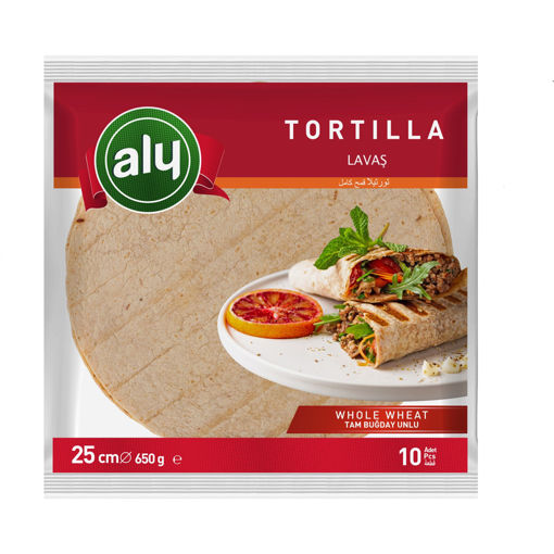 DEL.ALY TORTILLA 25 CM 10 PCS TAM BUGDAY nin resmi