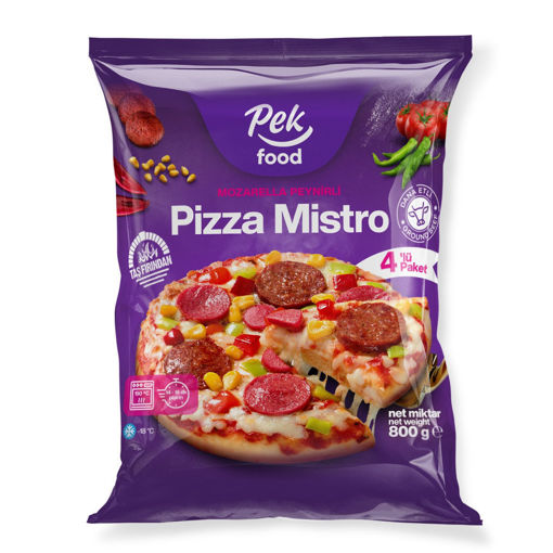 PEK FOOD PİZZA MİSTRO 800 GR nin resmi