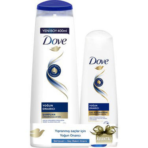 DEL.DOVE YOGUN ONARICI 400 ML SAMP+200 ML SAC KREM nin resmi