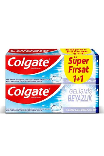 COLGATE D.MACN GELISMIS BEYAZ50 ML 2 LI (IN-OUT) nin resmi