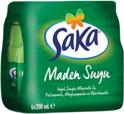 SAKA MADEN SUYU 6* 200ML nin resmi