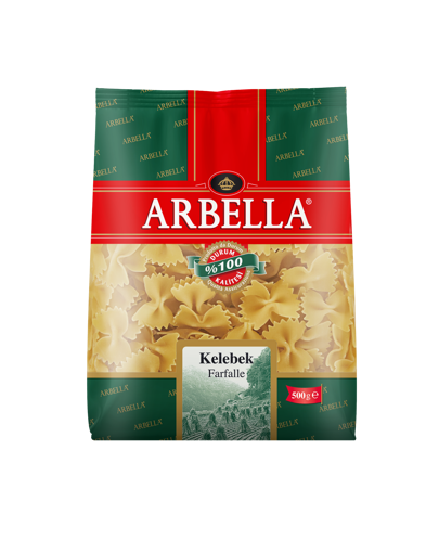 ARBELLA MAKARNA 500 GR KELEBEK nin resmi