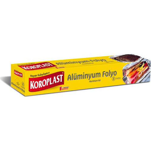 KOROPLAST ALÜMİNYUM FOLYO 8MT nin resmi