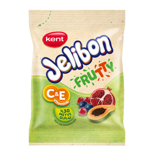 DEL KENT JELIBON FRUTTY 80 GR nin resmi
