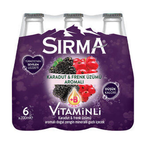 SIRMA 6*200 ML B VITAMIN KARADUT & FRENK UZUMU nin resmi