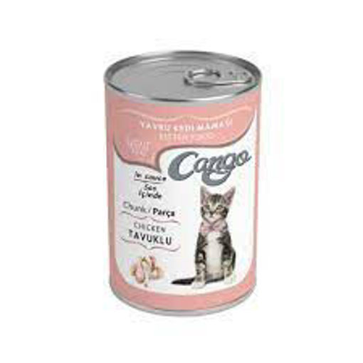 CANGO KONSERVE KEDI TAVUK ETLI 415 GR nin resmi