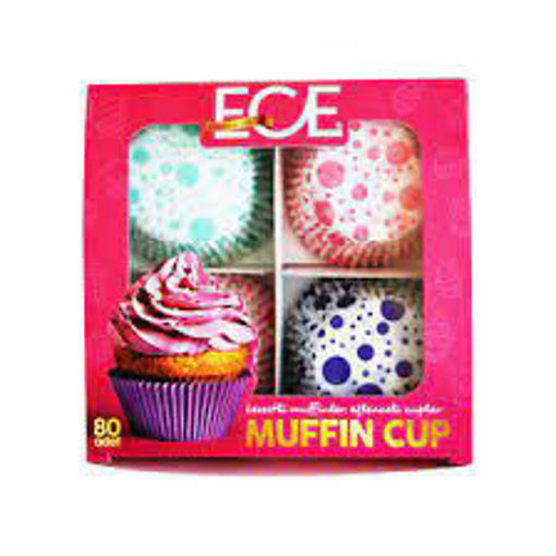 DEL.ECE MUFFIN CUP 50X33 KUTULU 80 LI nin resmi