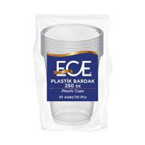 ECE PLASTIK BARDAK 250 CC 10 LU nin resmi