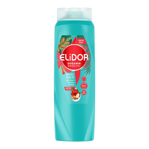 ELIDOR SAMPUAN 500 ML DOGANIN ENERJISI ARGAN&HIBIS nin resmi