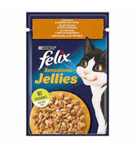 FELIX POUCH SENSATION TAVUK-HAVUC 85 GR nin resmi