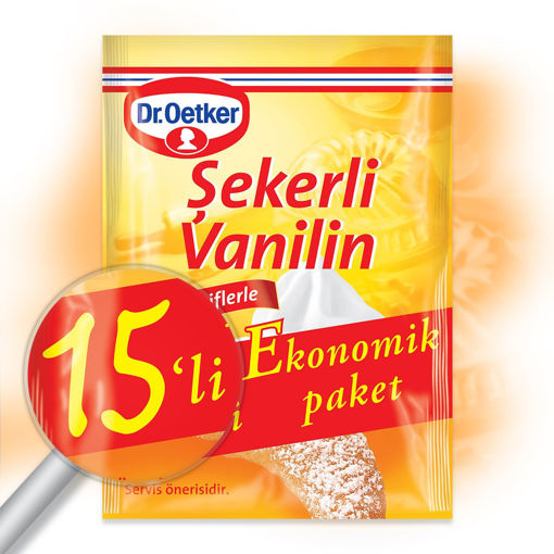 DR OETKER SEKERLI VANILIN 15 LI nin resmi