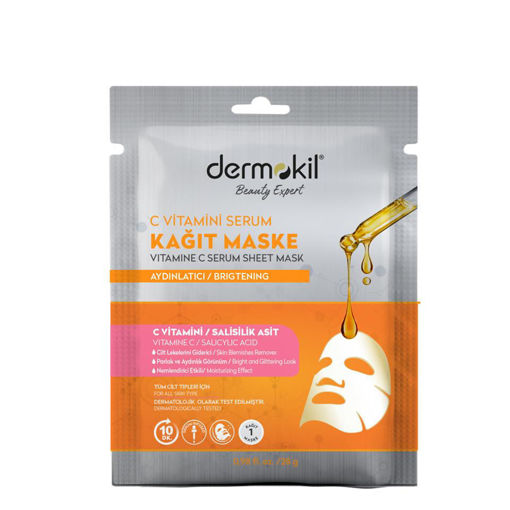 DERMOKIL KAGIT YUZ MASKESI C VITAMINI nin resmi