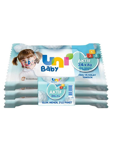 UNI BABY 3*15'LI AKTIF CEP MENDIL nin resmi