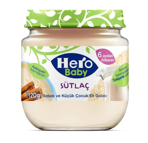 HERO BABY SÜTLAÇ 125 GR nin resmi