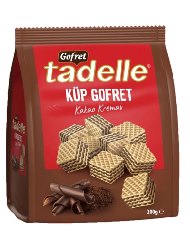 DEL TADELLE 200 GR KUP GOFRET KAKAO KREMALI nin resmi