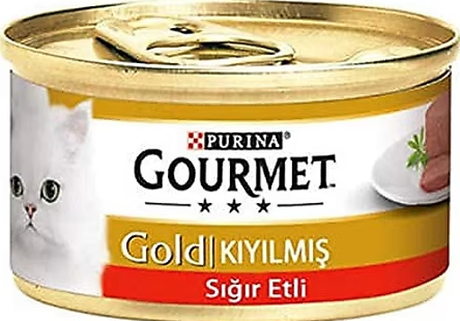 GOURMET GOLD KEDI KONS. KIYILMIS SIGIR ETLI 85 GR nin resmi