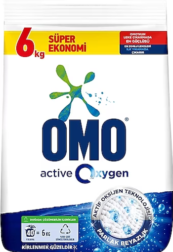 OMO ACTIVE OXYGEN TOZ 6 KG nin resmi