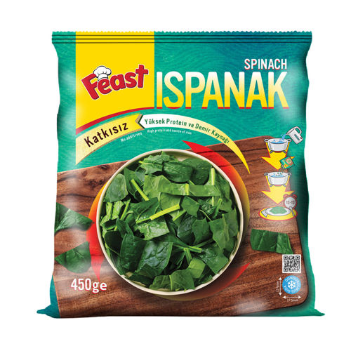 FEAST DONDURULMUS ISPANAK 450 GR nin resmi