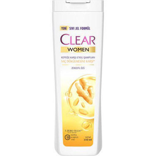 CLEAR WOMEN 350 ML SAMPUAN SAC DOKULMESINE KARSI nin resmi