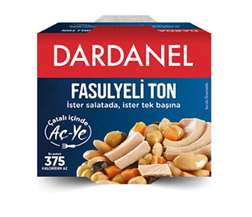 DARDANEL TON H.YEMEK FASULYELI 160 GR nin resmi