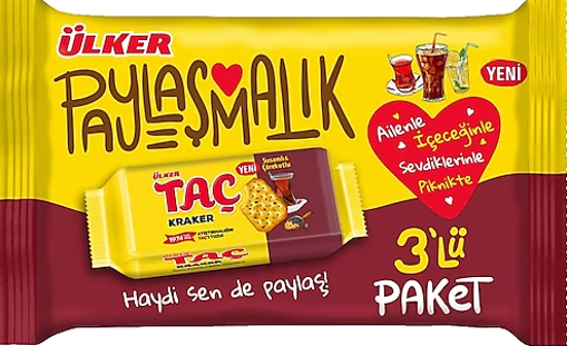 ULKER TAC KRAKER 3 LU SUSAMLI COREKOTLU nin resmi