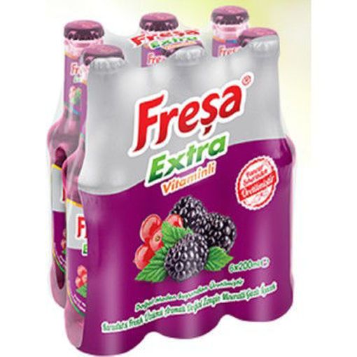 FRESA EXTRA VITAMIN KARADUT&FRENK 6*200ML nin resmi