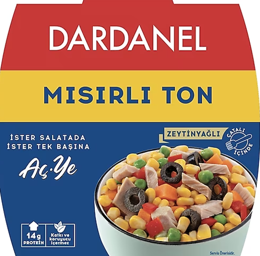 DARDANEL TON H.YEMEK MISIRLI 160 GR nin resmi