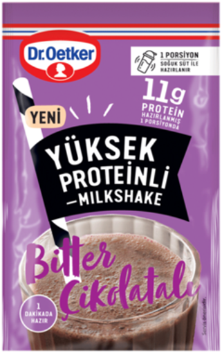 DR.OETKER MILKSHAKE BITTER ÇIK.YUKSEK PROTEINLI 19 nin resmi
