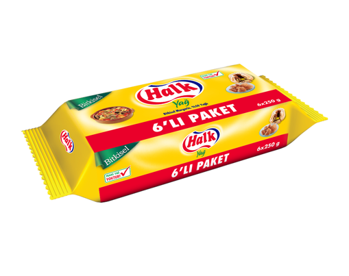 HALK MARGARİN 250 GR 6 LI nin resmi