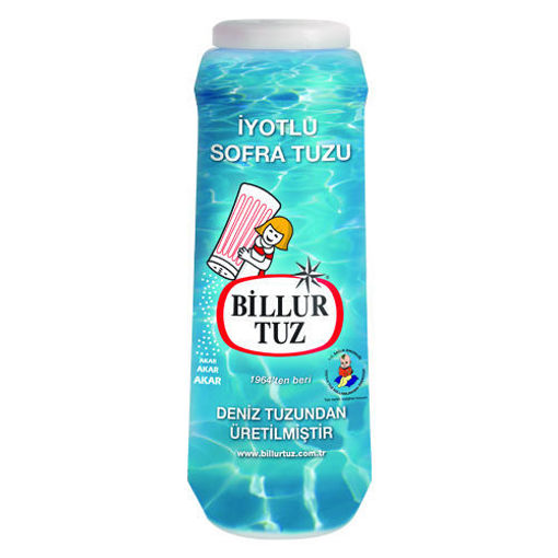 BILLUR TUZ PLASTIK TUZLUKLU 500 GR nin resmi