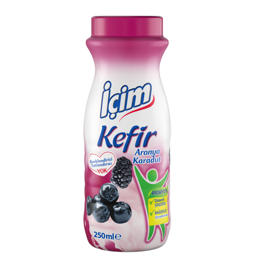 ICIM KEFIR 260 ML ARONYA KARADUT nin resmi