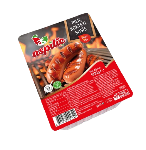 ASPILIC KOKTEYL SOSIS 500GR nin resmi