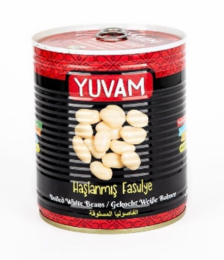 YUVAM HASLANMIS FASULYE 800 GR nin resmi